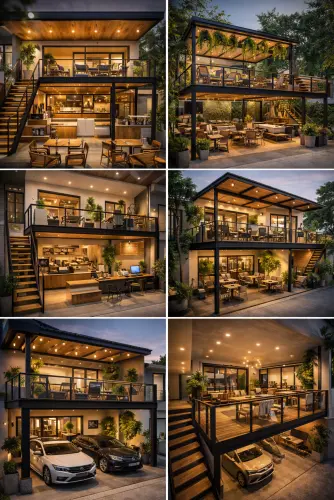 Mezannine Cafe Modern di Bojongloa Kaler